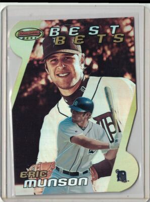 2000 Bowman's Best Bets Eric Munson Detroit Tigers #BBB4