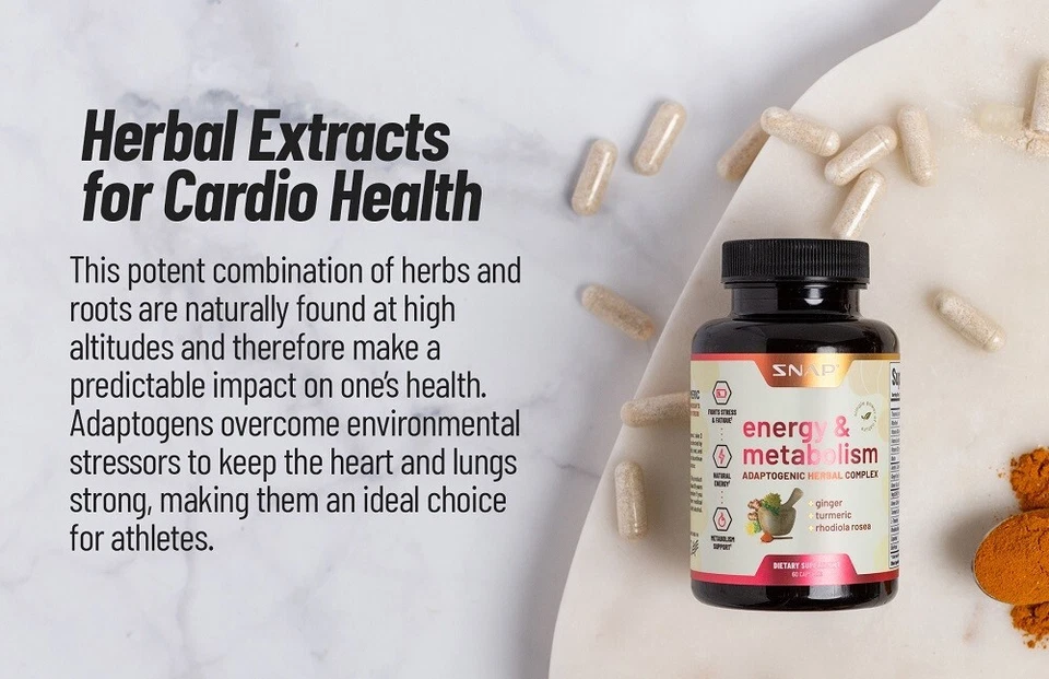 Energy Metabolism Natural Booster with Turmeric & Ginger Stress Relief Fatigue - Image 4 of 4