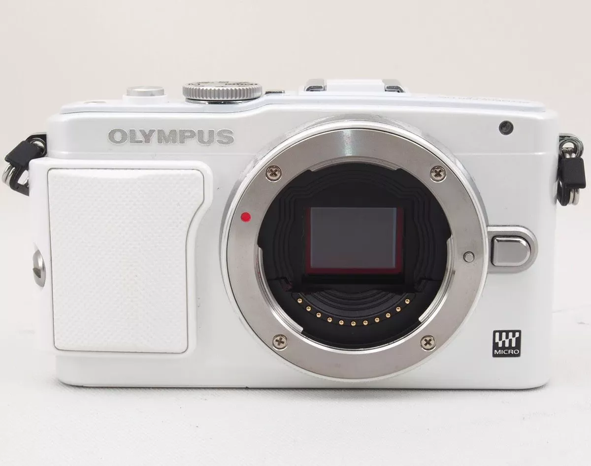 Olympus Pen Lite E-PL6 mirrorless digital camera Body White | eBay