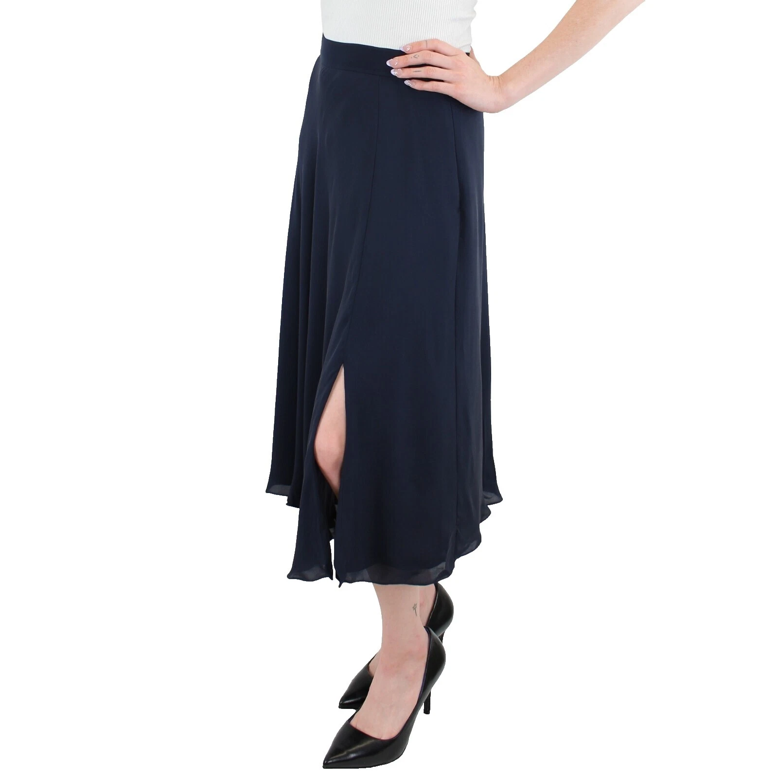 Línea A De seda Ralph Lauren Faldas para mujer Sólido