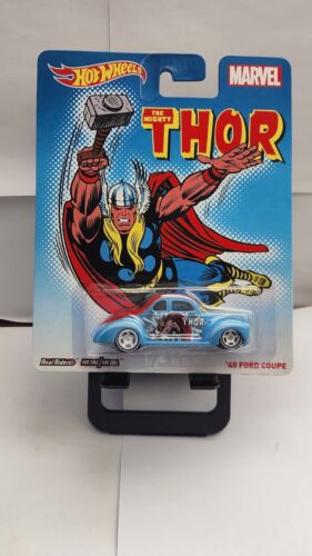 Hot Wheels Marvel The Mighty Thor '40 Ford Coupe Real Riders K83 - Picture 1 of 1
