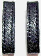 Two 3/8" Wide Genuine Leather Excess Hat Band/Strap Keeper Loops 5 Colors U.S.A.