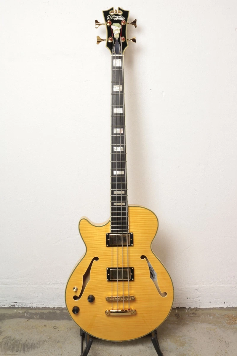 D Angelico Excel Bass Semi Hollow Bass Guitar Left Handed