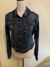 Nwt Parasuco Women’s Jeans Stretch Denim Jacket Blue Color Size Large 
