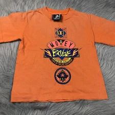 Vintage 80s 90s Kids Morey Boogie Board Orange T Shirt 