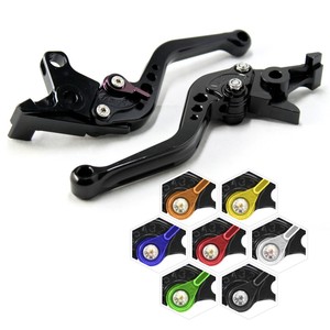 CNC Clutch Brake Levers and Grips For Kawasaki ZX6R ZX636R ZX6RR 2005-2006 Black