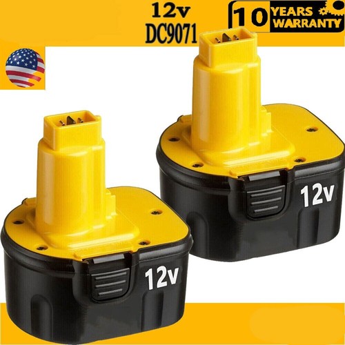 2Pack 12 Volt For DEWALT DC9071 12V Battery DW9071 DW9072