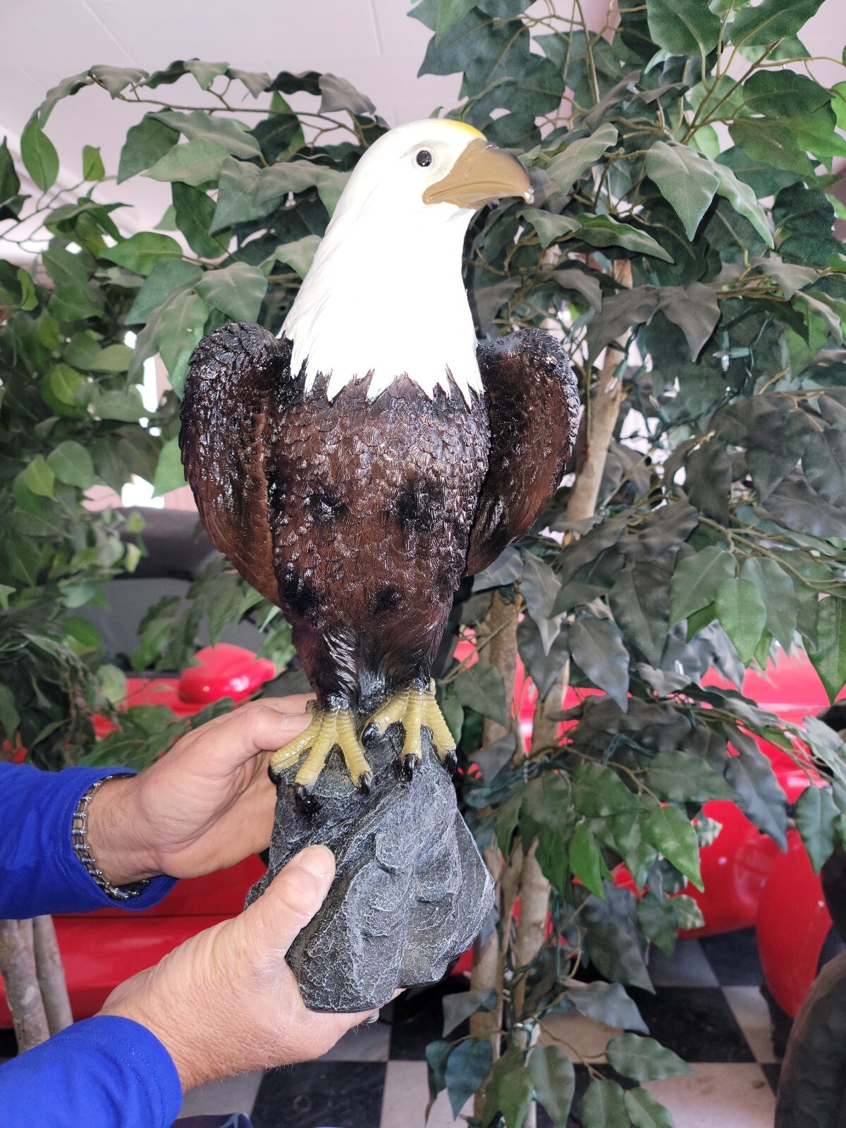 Large Eagle Lawn ornament w/wo Light eBay