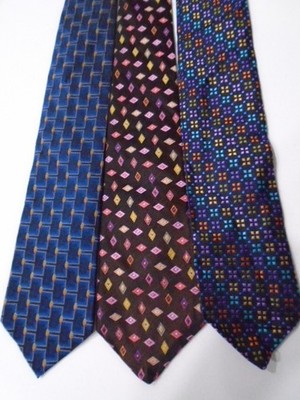 ROBERT TALBOTT CHELSEA J.Z.RICHARDS NORDSTROM Men's 100% Silk Neck Ties Set of 3
