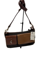 Borsa a tracolla PELLE BORSA in pelle (marrone, tinta unita)
