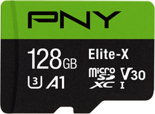 128GB Elite-X Class 10 U3 V30 Microsdxc Flash Memory Card - 100Mb/S, Class 10, U