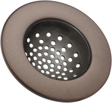 iDesign Axis Kitchen Sink Drain Strainer - Bronze