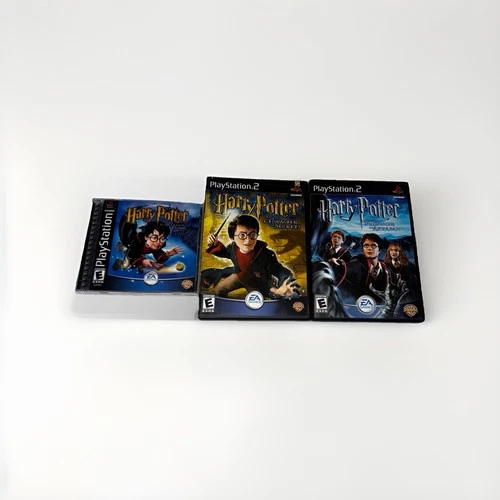 EA Games Harry Potter Game Lot PS1 PS2 Sorcerer's Stone Chamber, Azkaban