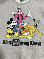 Walt Disney World Mickey Mouse and Friends Sweatshirt Women's Size XL