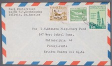 MayfairStamps Bolivia to Philadelphia PA Cover cca_13303