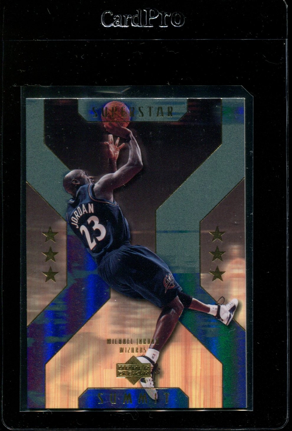 2001 UPPER DECK SUPERSTAR SUMMIT #SS10 MICHAEL JORDAN HOF MINT *371122