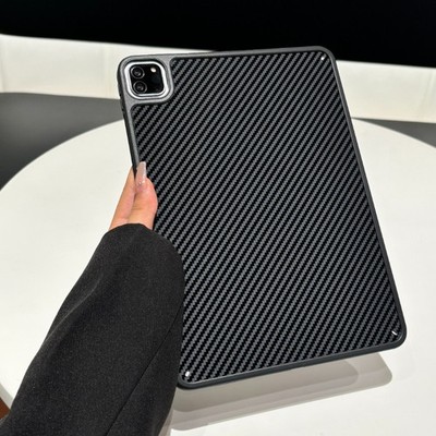 Kohlefaser Textur Hülle für iPad 11th 10th 9th 8th 7th Gen Pro 11 Stoßfest Cover