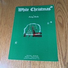 Irving Berlin Music Company White Christmas 1942 Collectible Music Sheet