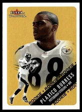 2000 Fleer Tradition Plaxico Burress Rookie Pittsburgh Steelers #327