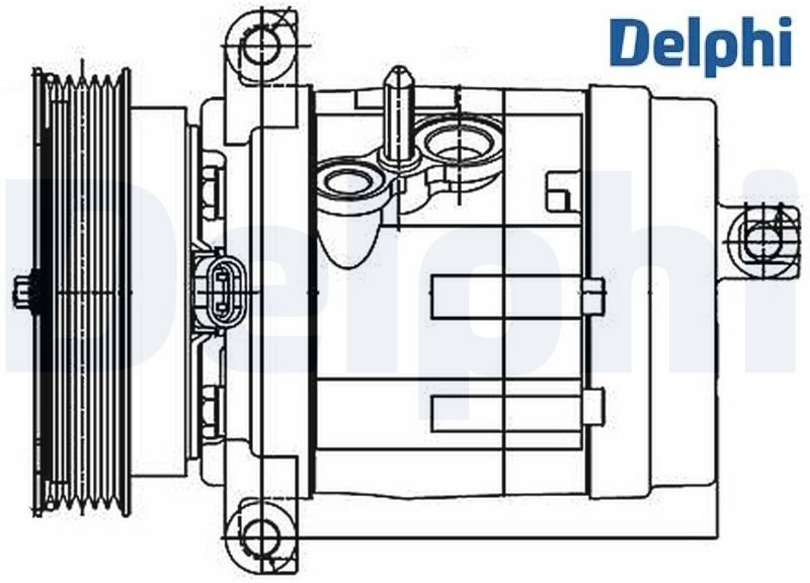Delphi Klimakompressor Größe 46 Tsp0155984 - Bild 3