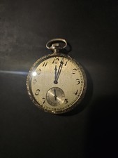 1920 Vintage Elgin Natl Watch Co. Pocket Watch 14k Gold Filled Case 17 Jewels
