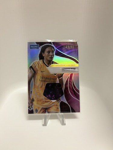 2025 Parkside Pacific Purple Game Used Jersey Yasmeen Ryan 39/50 2 Color Patch