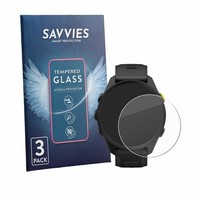 3X Savvies Schutzglas FüR Garmin Forerunner 70/170/170 Music Glas Panzer