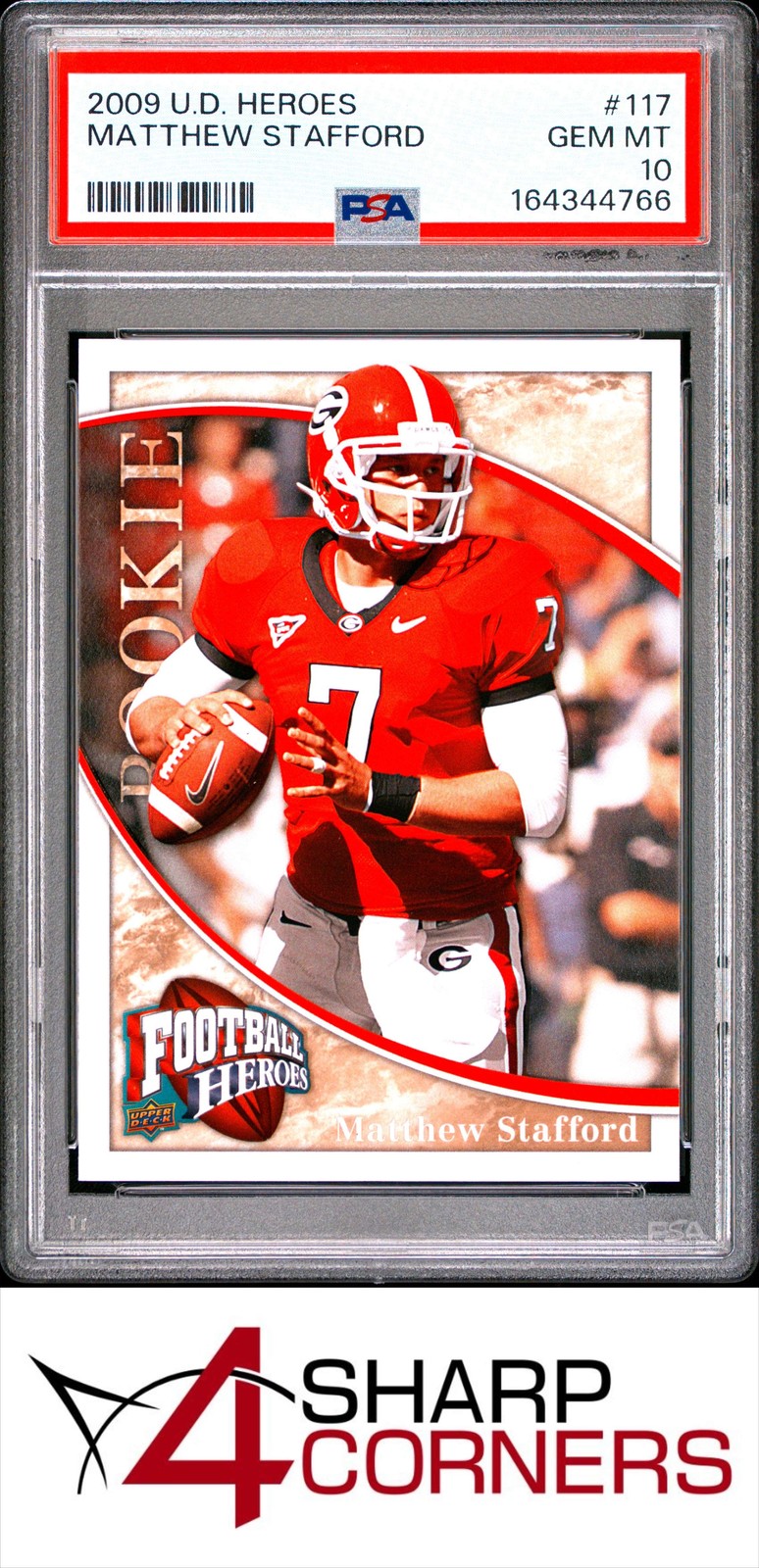 Matthew Stafford Upper Deck Heroes #117 Base