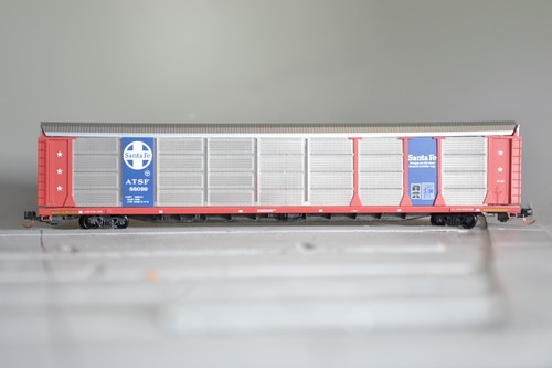 MICRO TRENES ESCALA N 80684 ATSF SF SANTA FE RACK AUTOMÁTICO, NECESITA REPARACIONES | Condition: Used