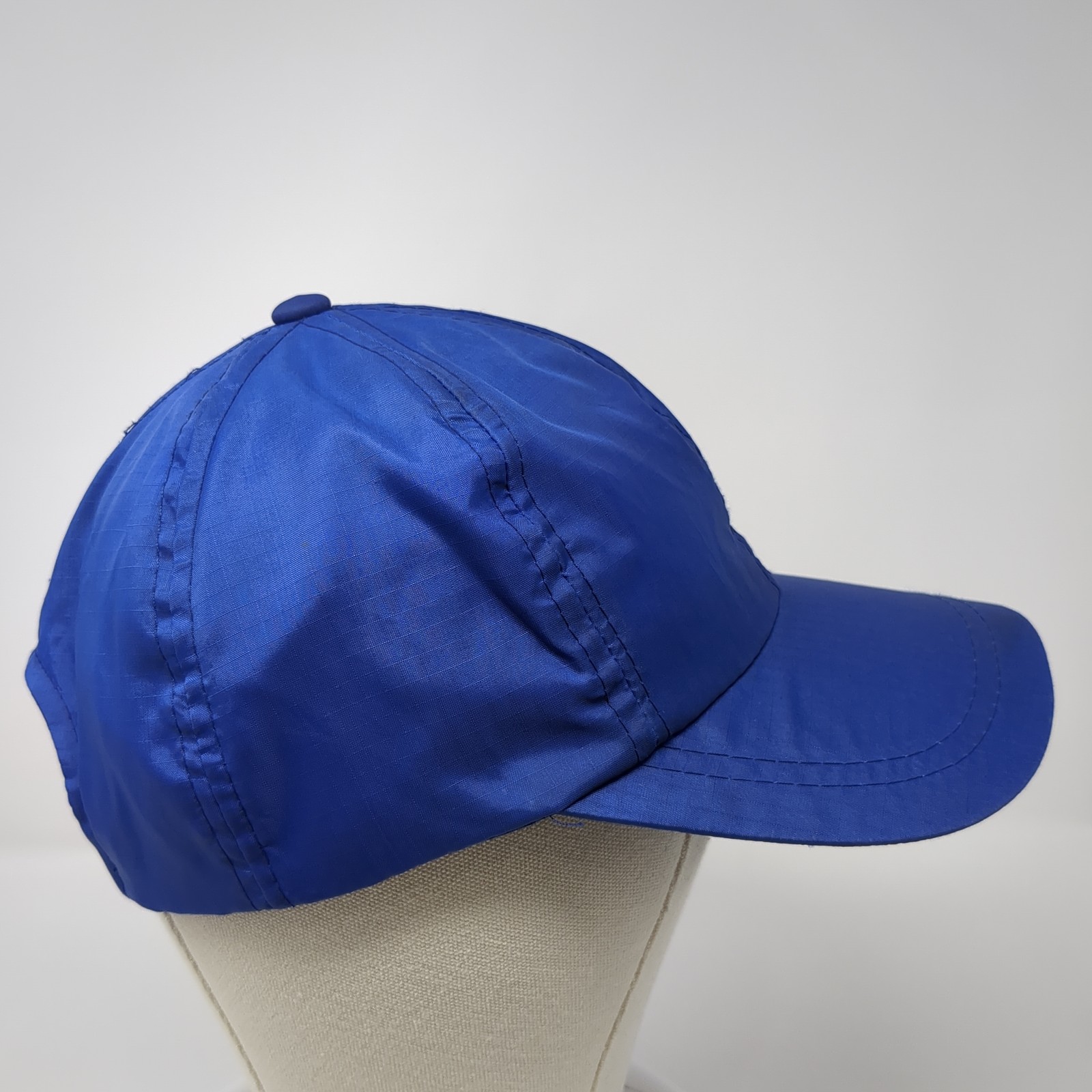 Unbranded Snapback Hat Solid Blue One Size Adjust… - image 5