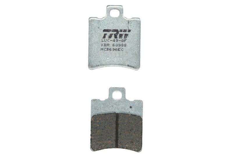 Fits TRW MCB696EC Brake pads MCB696EC  organic, intended use offroad/route/scoo
