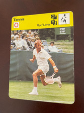 1977 Sportscaster Card 08-03 A - Rod Laver - Australia - Tennis - MT