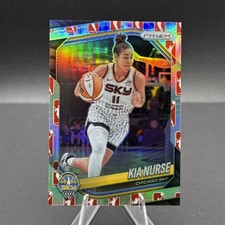 2025 Panini Prizm WNBA Kia Nurse WNBA Logo Silver Prizm Holo