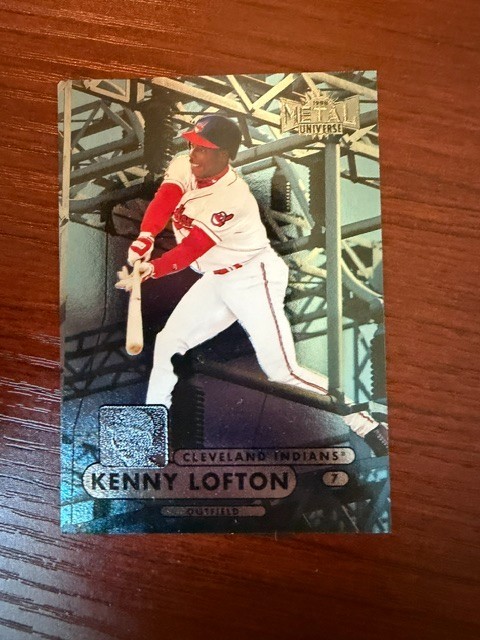 1998 Metal Universe Baseball #44 Kenny Lofton - Cleveland Indians