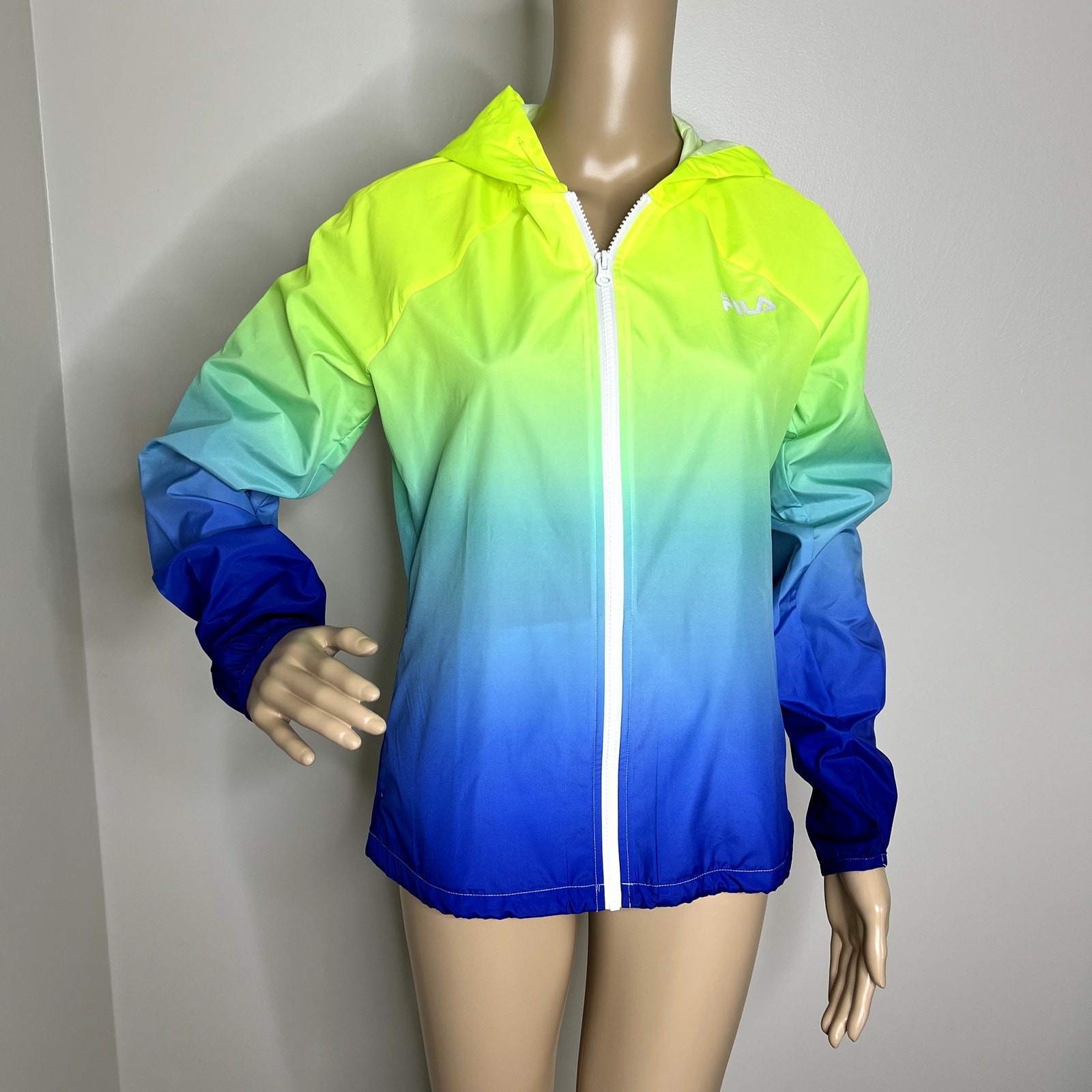 Giacca a vento Fila Neon Ombre full zip
