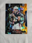 2025 Panini Select - Concourse Drake Maye #80 Black & Orange Shock Prizm