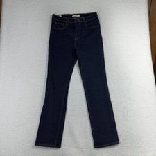 Levi's Premium Women's 724 High Rise Straight Jeans Size 30 29x28.5 Dark Wash