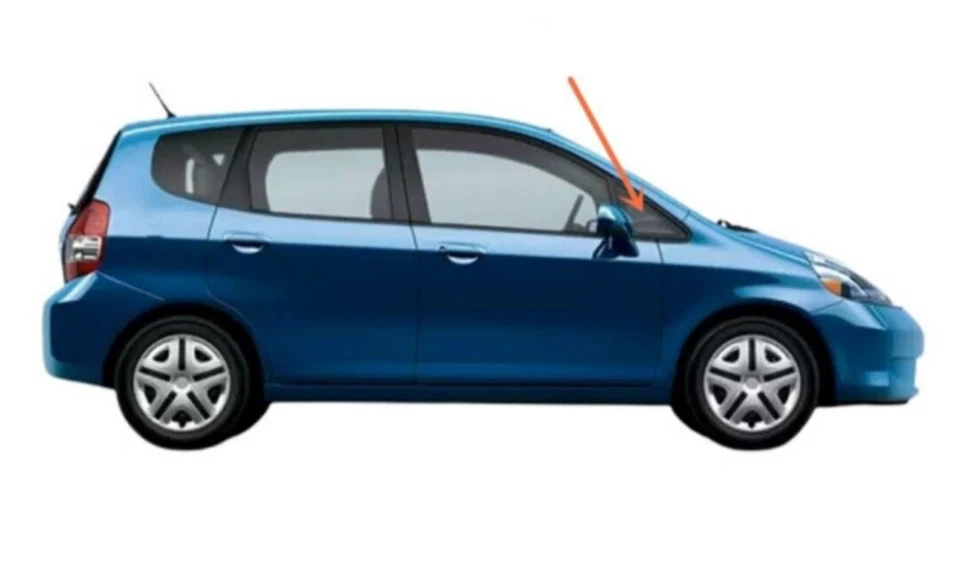 RH Passenger Right Side Front Vent Glass Fits 2006-2008 Honda Fit Hatchback - Image 2 of 4