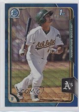 2015 Bowman Chrome Prospects Blue Wave Refractor Jaycob Brugman #BCP141 b9e