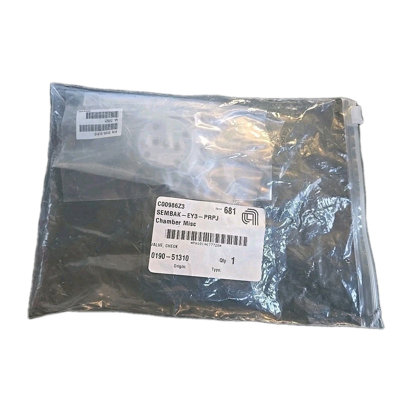 AMAT 0190-51310 Applied Materials Check Valve 21KPa - C00986z3 Sembak-ey3-prpj