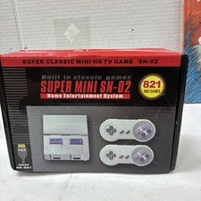 Consola de juegos Super Mini SNES SN-02 retro NES HDMI TV con 620 juegos clásicos de 8 bits