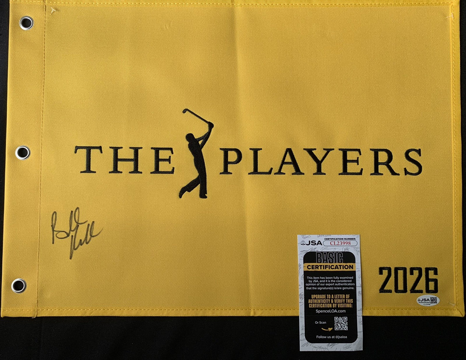 Brooks Koepka Autographed Signed 2026 The Players Championship Flag - JSA #CL23998 