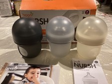 Boon NURSH 4oz 3pk Silicone Bottle - New
