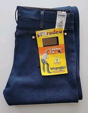 NEW Irr Wrangler Cowboy Cut Sz 36 x 36 Original 13 Blue Rigid Denim Jeans 13MWZ