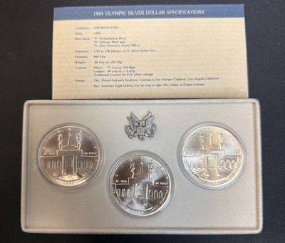 ロサンゼルス1984オリンピック記念硬貨セット　銀貨 2026年最新】1984 ロサンゼルスオリンピック 銀貨の人気アイテム