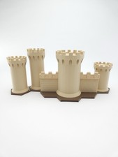 For Heroscape Terrain - Sandstone Fortress Castle Towers - 6 Hex Sight blocker