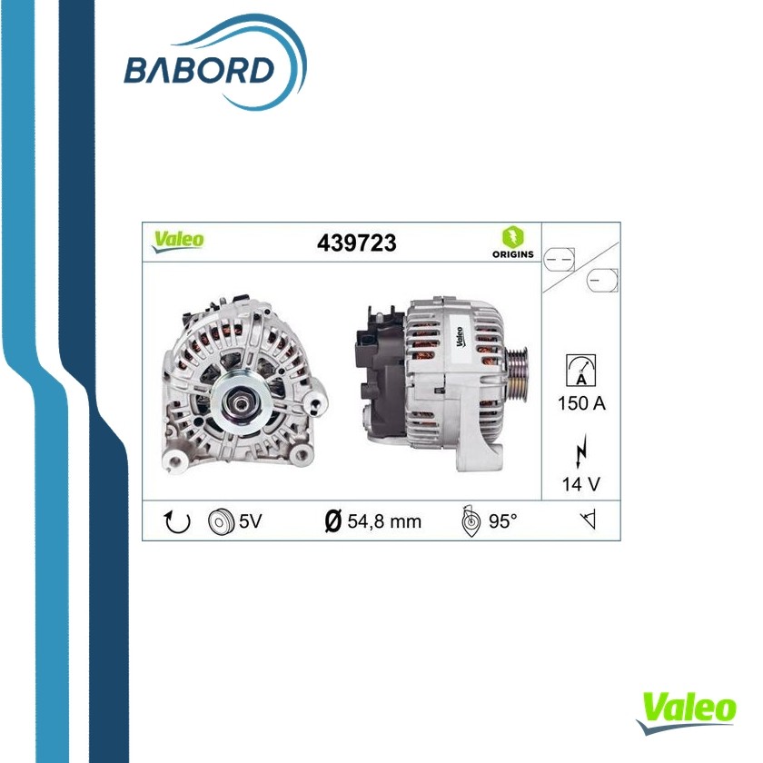 VALEO Alternatore Generatore 14 V 150 A Ø 55 mm 440313 MINI MINI - Immagine 2