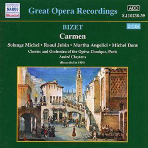 Georges Bizet Carmen (Cluytens, Opera-comique Paris Chorus and Orchestra) (CD)