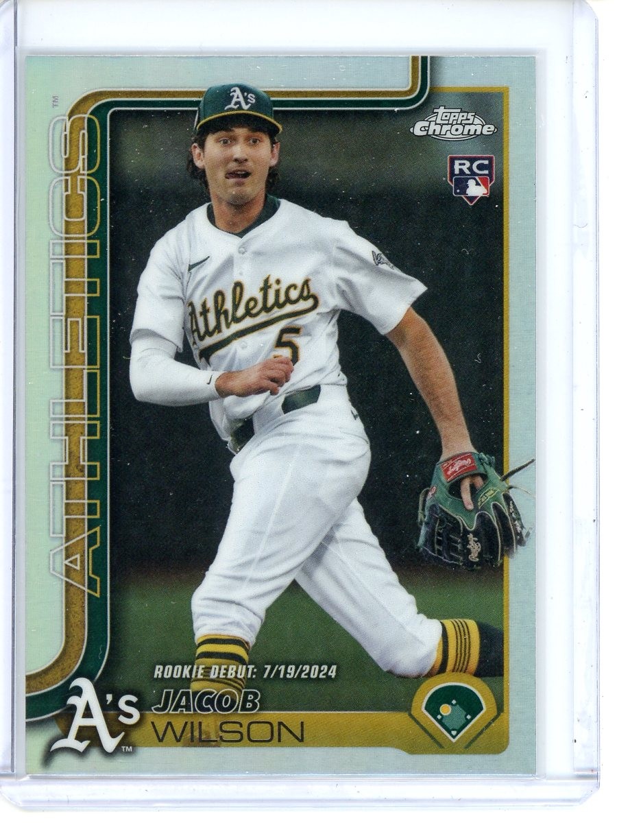 Jacob Wilson Refractors Rookie 2025 Topps Chrome Update #USC150