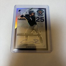 Casey Saucke Purple Auto 46/125 2025 Panini Prospect Edition Baseball